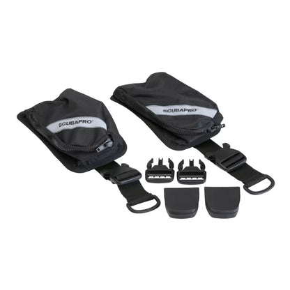 Weight pockets, X-ONE, BLACK (pair)