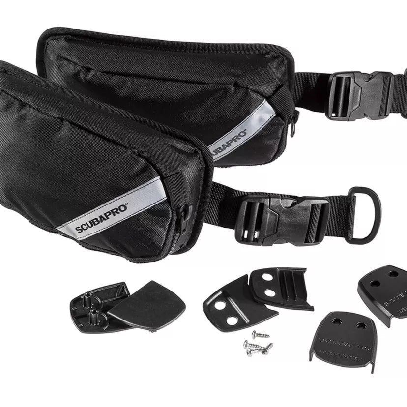 Weight pockets, X-ONE, BLACK (pair)