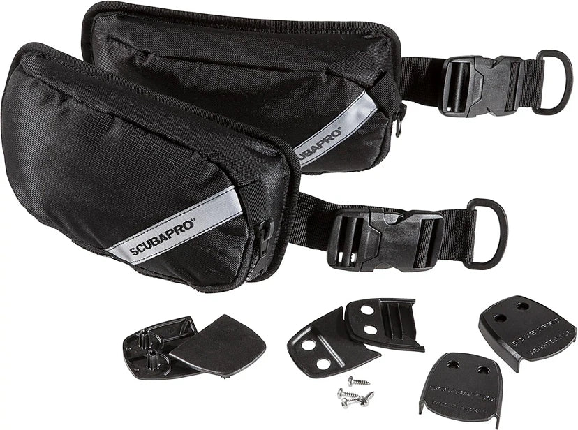 Weight pockets, X-ONE, BLACK (pair)