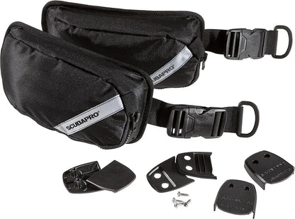 Weight pockets, X-ONE, BLACK (pair)
