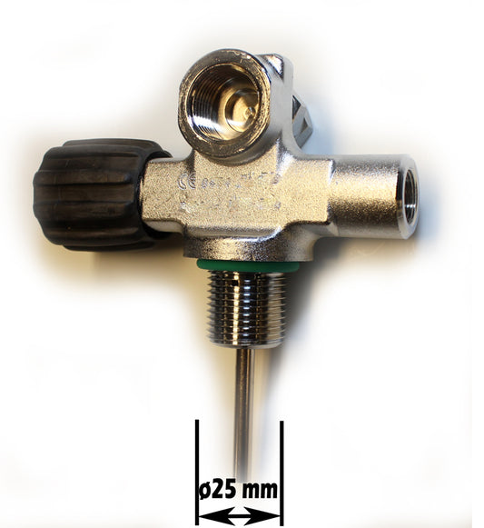 Ventil DIN 230 BAR M25/2 venstre, udvidelse uden plug