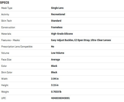 Scubapro Devil Black