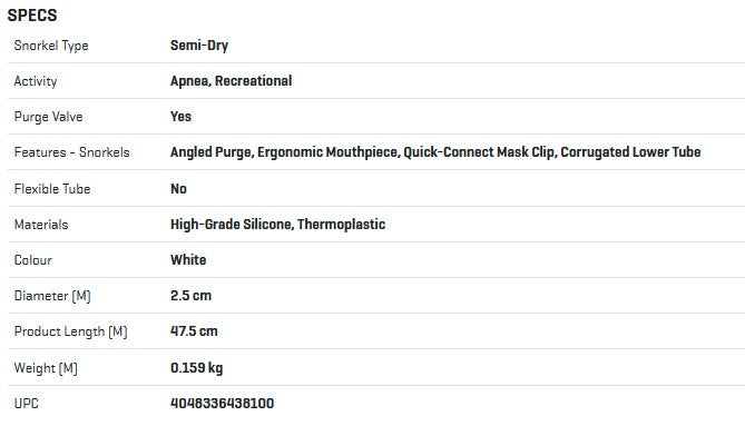 Scubapro Escape Snorkel
