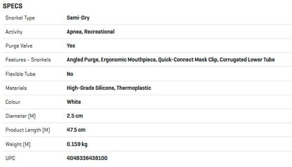 Scubapro Escape Snorkel