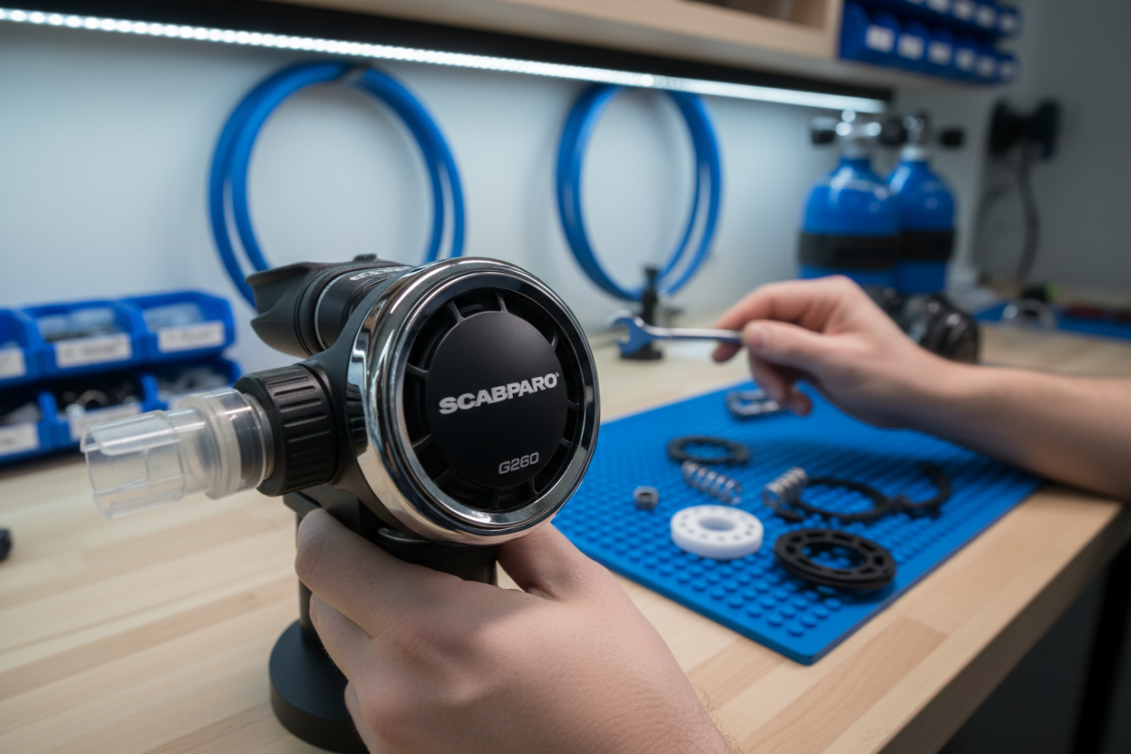 kan du lave et med Scubapro udstyr f.eks. G260